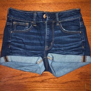 American Eagle Jean Super Stretch Shorts Size 2